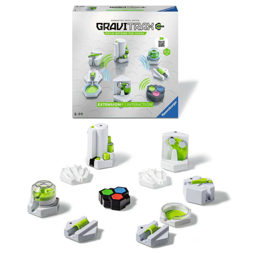 Ravensburger GraviTrax Power Interaction Spielzeug-Murmelbahn – 13-teilig – ab 8 Jahren – Kunststoff – Mehrfarbig