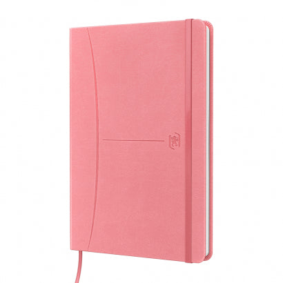 Oxford Notizbuch – A5 – 80 Blatt – Hardcover, Gummiband, Einstecktasche, Pastell, EU Ecolabel, 5 Stück