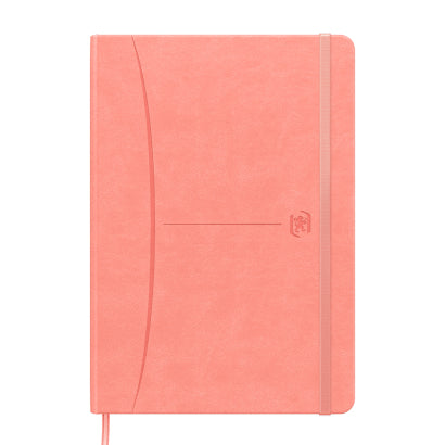 Oxford Notizbuch – A5 – 80 Blatt – Hardcover, Gummiband, Einstecktasche, Pastell, EU Ecolabel, 5 Stück