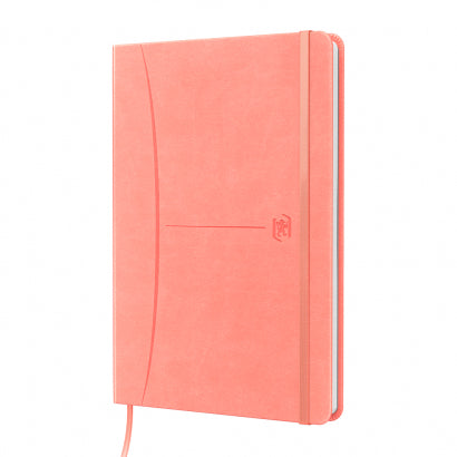 Oxford Notizbuch – A5 – 80 Blatt – Hardcover, Gummiband, Einstecktasche, Pastell, EU Ecolabel, 5 Stück
