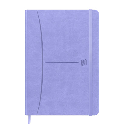Oxford Notizbuch – A5 – 80 Blatt – Hardcover, Gummiband, Einstecktasche, Pastell, EU Ecolabel, 5 Stück