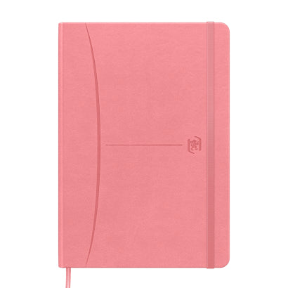 Oxford Notizbuch – A5 – 80 Blatt – Hardcover, Gummiband, Einstecktasche, Pastell, EU Ecolabel, 5 Stück