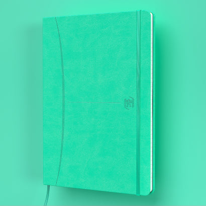 Oxford Notizbuch – A5 – 80 Blatt – Hardcover, Gummiband, Einstecktasche, Pastell, EU Ecolabel, 5 Stück