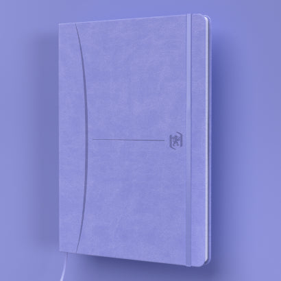 Oxford Notizbuch – A5 – 80 Blatt – Hardcover, Gummiband, Einstecktasche, Pastell, EU Ecolabel, 5 Stück