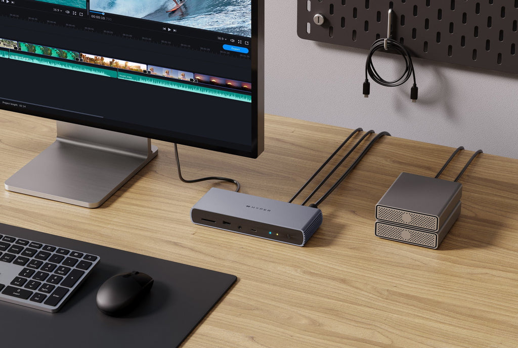 Targus HDTB4D-EU Dockingstation – Thunderbolt 4, 1× HDMI, 4× USB-A, 96 W PD, 2,5GbE, für Windows/Mac/ChromeOS