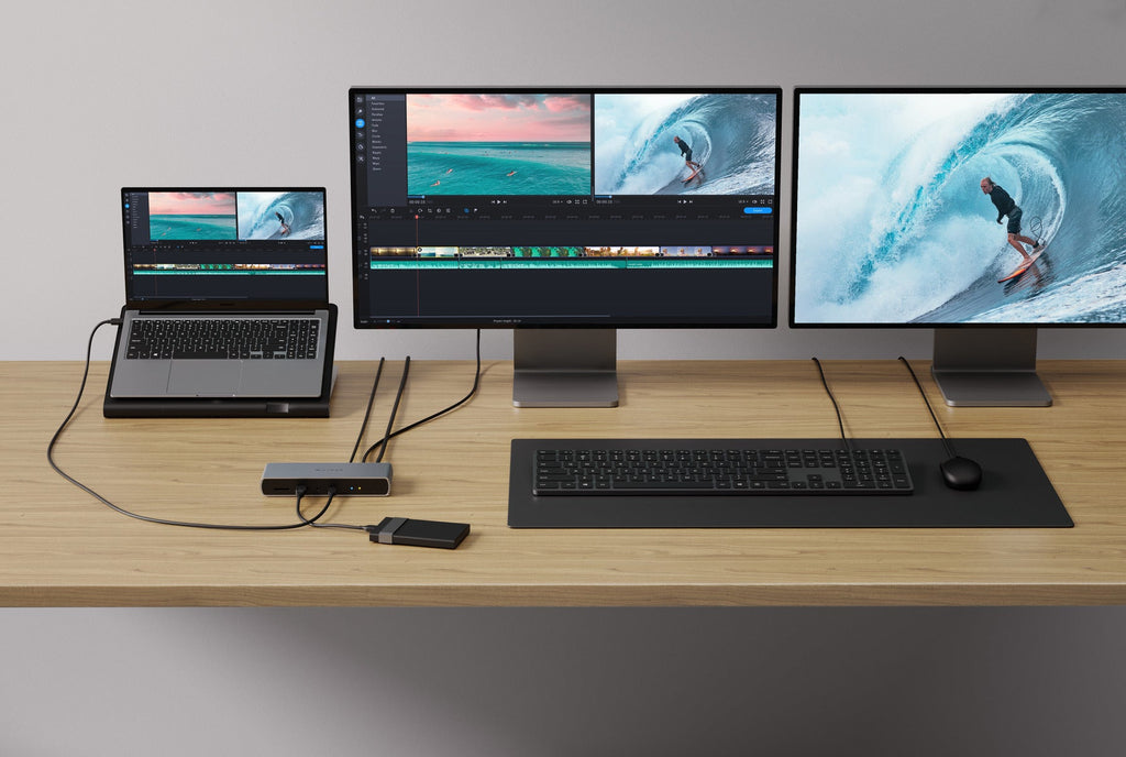 Targus HDTB4D-EU Dockingstation – Thunderbolt 4, 1× HDMI, 4× USB-A, 96 W PD, 2,5GbE, für Windows/Mac/ChromeOS