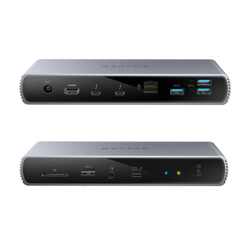 Targus HDTB4D-EU Dockingstation – Thunderbolt 4, 1× HDMI, 4× USB-A, 96 W PD, 2,5GbE, für Windows/Mac/ChromeOS