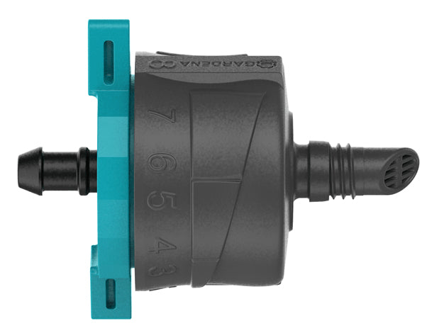 Gardena Endtropfer – 41 mm, Kunststoff, Grau/Türkis, 1–8 l/h, für Micro-Drip-System