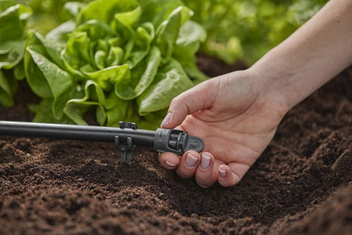 Gardena Rohrenden-Stecker – Ø 13 × 49 mm, Kunststoff, Schwarz, 5 Stk., für Micro-Drip-System