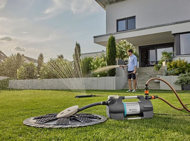 Gardena Gartenpumpe – 900 W, 5600 l/h, 8 m Förderhöhe, 4,7 bar, IPX4, 1,5 m Kabel