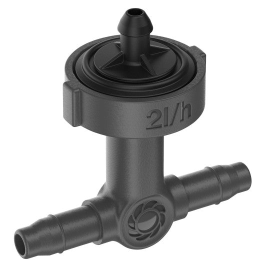 Gardena Reihentropfer Micro-Drip-System 13312-20 – 2 l/h, 3,7 cm, Kunststoff, 10 Stück