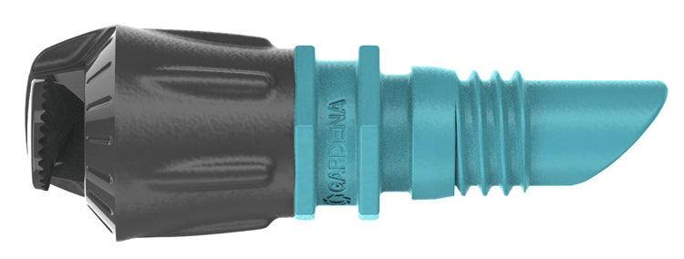 Gardena Sprühausguss – Länge 30 mm, 180° Sprühdüse, 2,75 m, Kunststoff, Schwarz/Grün, für Tropfbewässerung