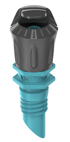 Gardena Sprühausguss – Länge 30 mm, 180° Sprühdüse, 2,75 m, Kunststoff, Schwarz/Grün, für Tropfbewässerung