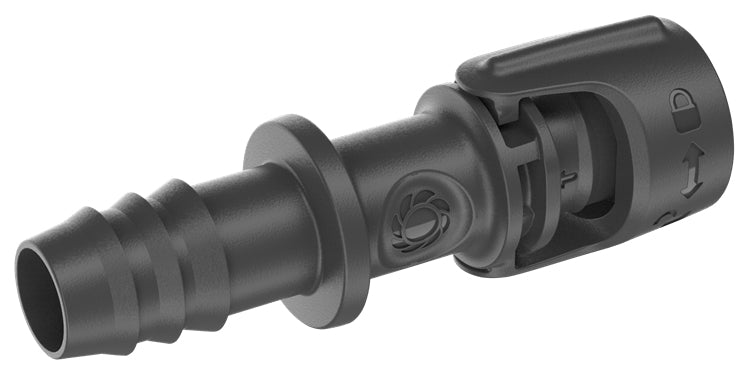 Gardena Knotenverbinder – Schlauch Ø 13–16 mm, 26 mm, Kunststoff, Schwarz, für Micro-Drip-System