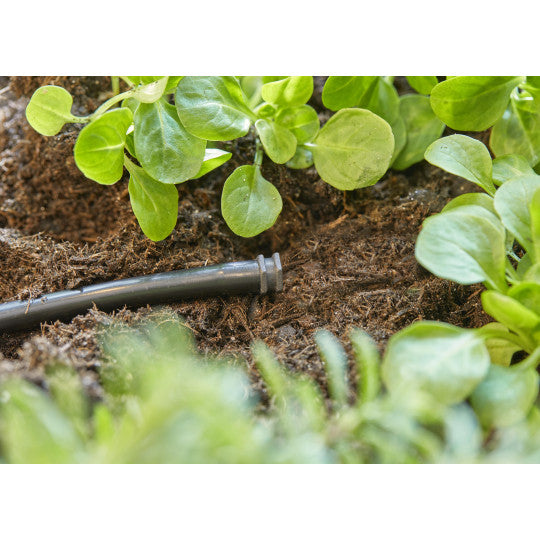 Gardena Rohrenden-Stecker, Verschlussstopfen – Ø 4,6 × 17 mm, Kunststoff, Grau, 10 Stk., für Micro-Drip-System