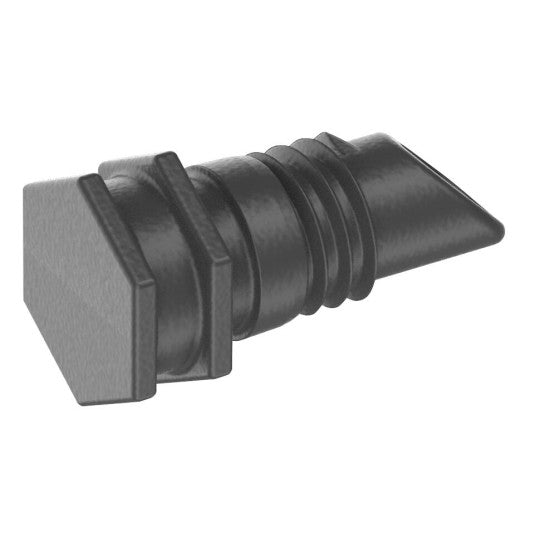 Gardena Rohrenden-Stecker, Verschlussstopfen – Ø 4,6 × 17 mm, Kunststoff, Grau, 10 Stk., für Micro-Drip-System