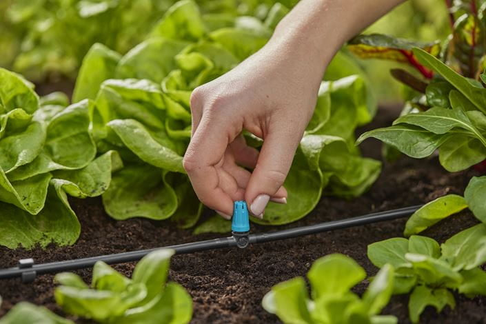 Gardena Kleinflächendüse 42 mm Kunststoff – für Tropfbewässerungssystem – 1 Stk – für Micro-Drip-System