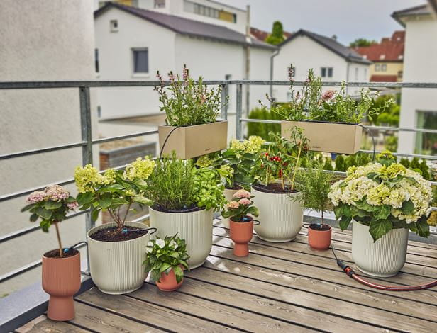 Gardena Micro-Drip-System – Schlauchlänge 20 m, Kunststoff, Komplett-Set