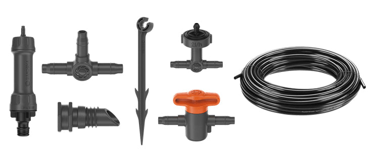 Gardena Micro-Drip-System – Schlauchlänge 20 m, Kunststoff, Komplett-Set