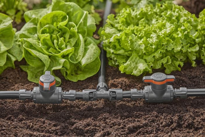 Gardena T-Stück – Ø 13 × 88 mm, Kunststoff, schwarz, für Micro-Drip-System