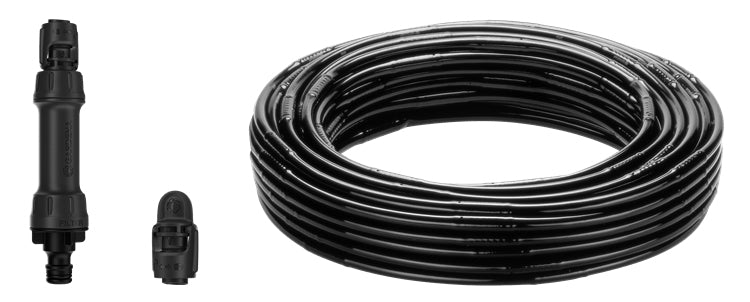 Gardena Micro-Drip-System 13501-20 – 50 m Schlauch, Kunststoff, schwarz, mit Druckregler