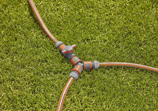 Gardena Regulierventil – Kunststoff, Grau, Orange, für Tropfbewässerungssystem
