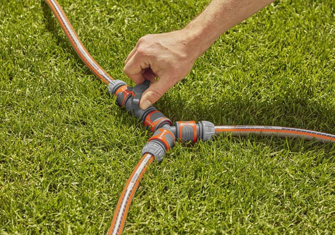 Gardena Regulierventil – Kunststoff, Grau, Orange, für Tropfbewässerungssystem