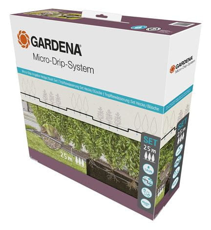 Gardena Micro-Drip-System – Tropfrohr 1,6 l/h, 50 m, Kunststoff, Schwarz, für Micro-Drip-System