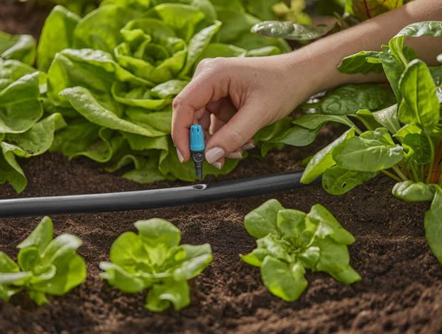 Gardena Endkleinflächendüse – 46 mm, Kunststoff, schwarz/grün, für Micro-Drip-System