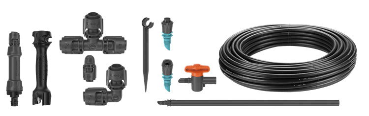 Gardena 13450-20 Micro-Drip-System – Schlauchlänge 25 m, Kunststoff – für Gemüse- & Blumenbeet