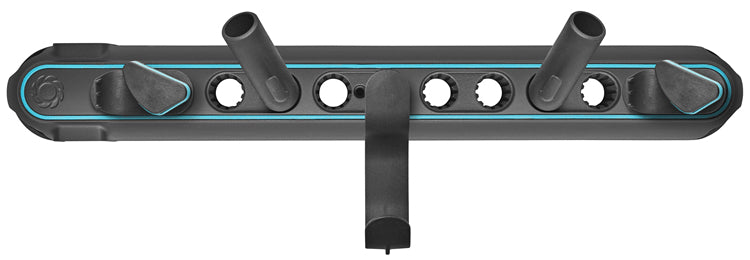 Gardena Flex Geräteleiste – einfache Montage, abnehmbar, grau/türkis, B 145 × H 117 × T 500 mm, für Universal