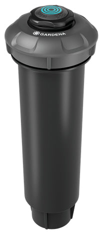 Gardena Versenkregner MD180 – 5,5–7,5 m Sprühbereich, bis 180 m², Kunststoff, Schwarz