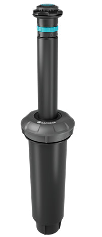 Gardena Versenkregner MD180 – 5,5–7,5 m Sprühbereich, bis 180 m², Kunststoff, Schwarz