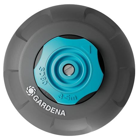 Gardena Versenkregner SD80 – Sprühbereich 3–5 m, Abgedecktes Gebiet 80 m², Schwarz, 1 Stück