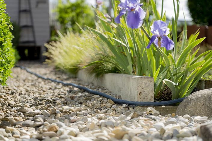 Gardena Gartenschlauch Liano – 30 m, Ø 1,3 cm, PVC/Textil, max. 35 bar, Grau