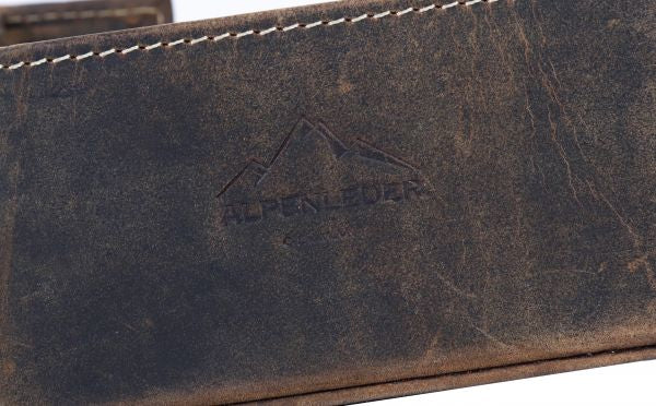 Alpenleder Taschenentleerer Sackerl – 170 × 50 mm – Büffelleder