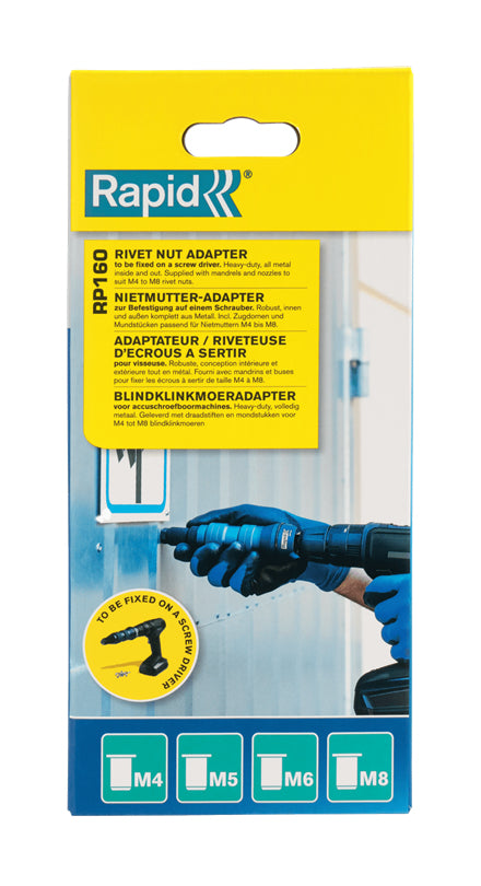 Rapid Bithalter für Nietmuttern M4–M8, Box – RP160