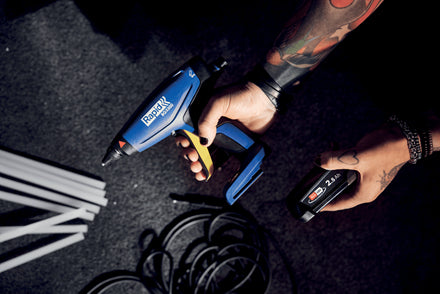 Rapid Heissklebepistole BGX500 – 18 V – Solo – Aufwärmzeit 3 min