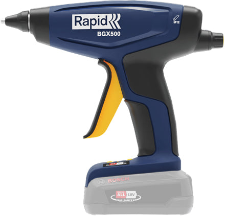 Rapid Heissklebepistole BGX500 – 18 V – Solo – Aufwärmzeit 3 min