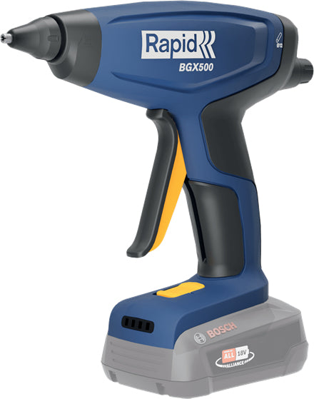 Rapid Heissklebepistole BGX500 – 18 V – Solo – Aufwärmzeit 3 min