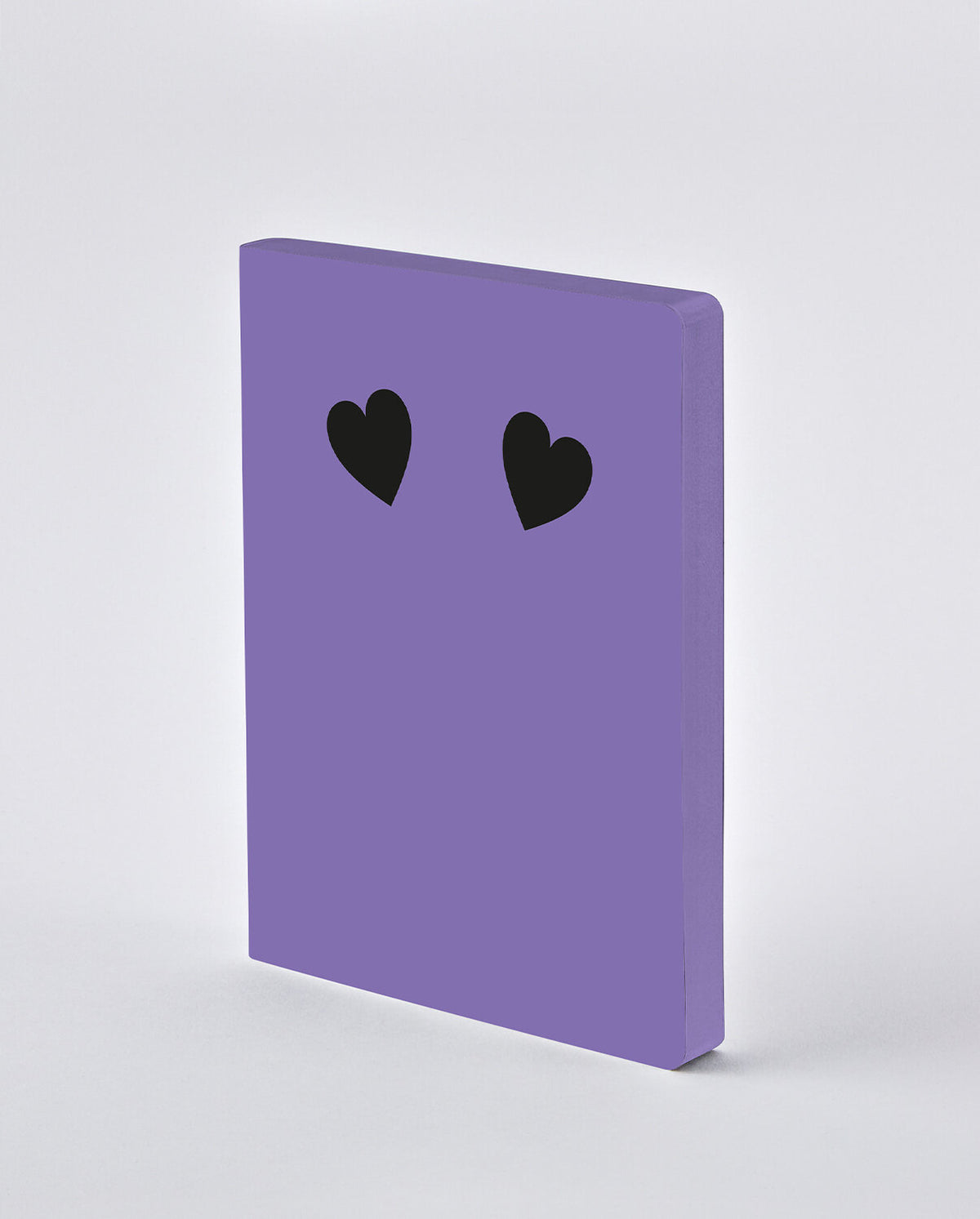 nuuna Notizbuch – 165 × 220 mm – 120 g/m² – Softcover, nummerierte Seiten – schwarz/violett