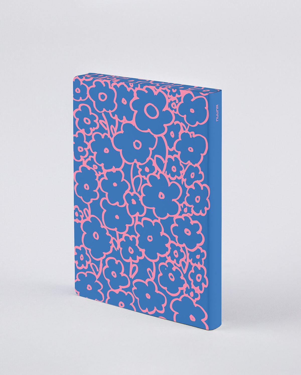 nuuna Notizbuch – A5 – punktiert – 256 Seiten – 120 g/m² – Softcover, nummeriert, liegt flach, blau/rose