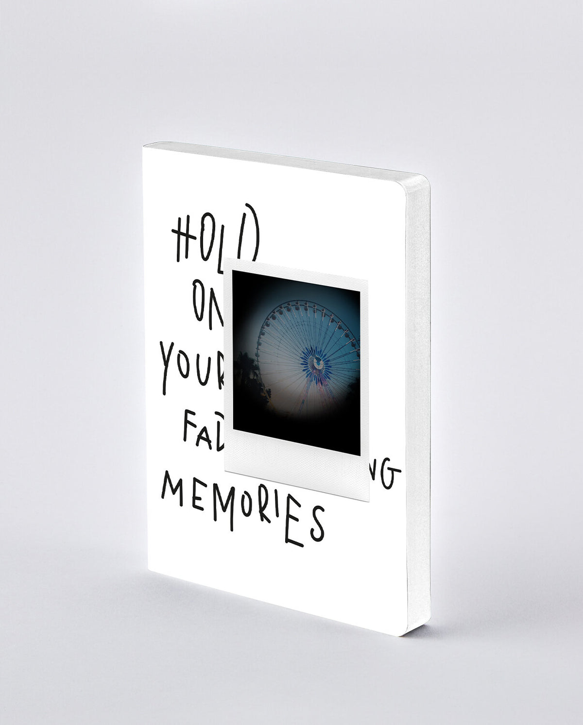 nuuna Notizbuch – A5 – 256 Seiten – 120 g/m² – Softcover, nummerierte Seiten, Fadenheftung, schwarz/weiß