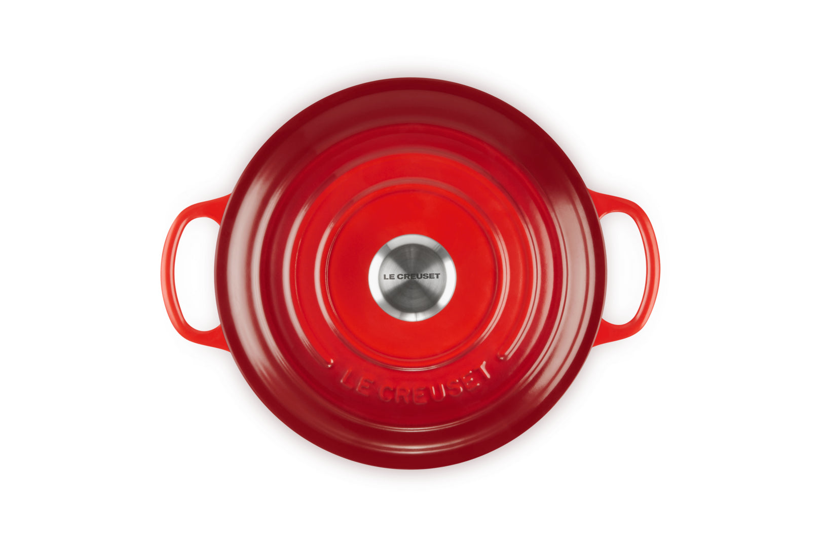 Le Creuset Kochtopf Signature – 3,3 l, Ø 22 cm, Gusseisen, Emaille, für Induktion, Gas, Glaskeramik, Rot
