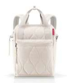 Reisenthel City-Rucksack allrounder R – für 13″, 12 l, Polyester – Weiss, 310 × 170 × 390 mm