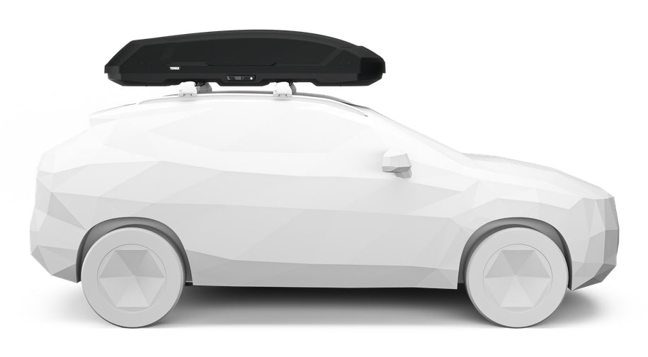 Thule Harte Dachbox Force 3 XL – 500 l, max. Traglast 75 kg, 870×470×2150 mm – schwarz