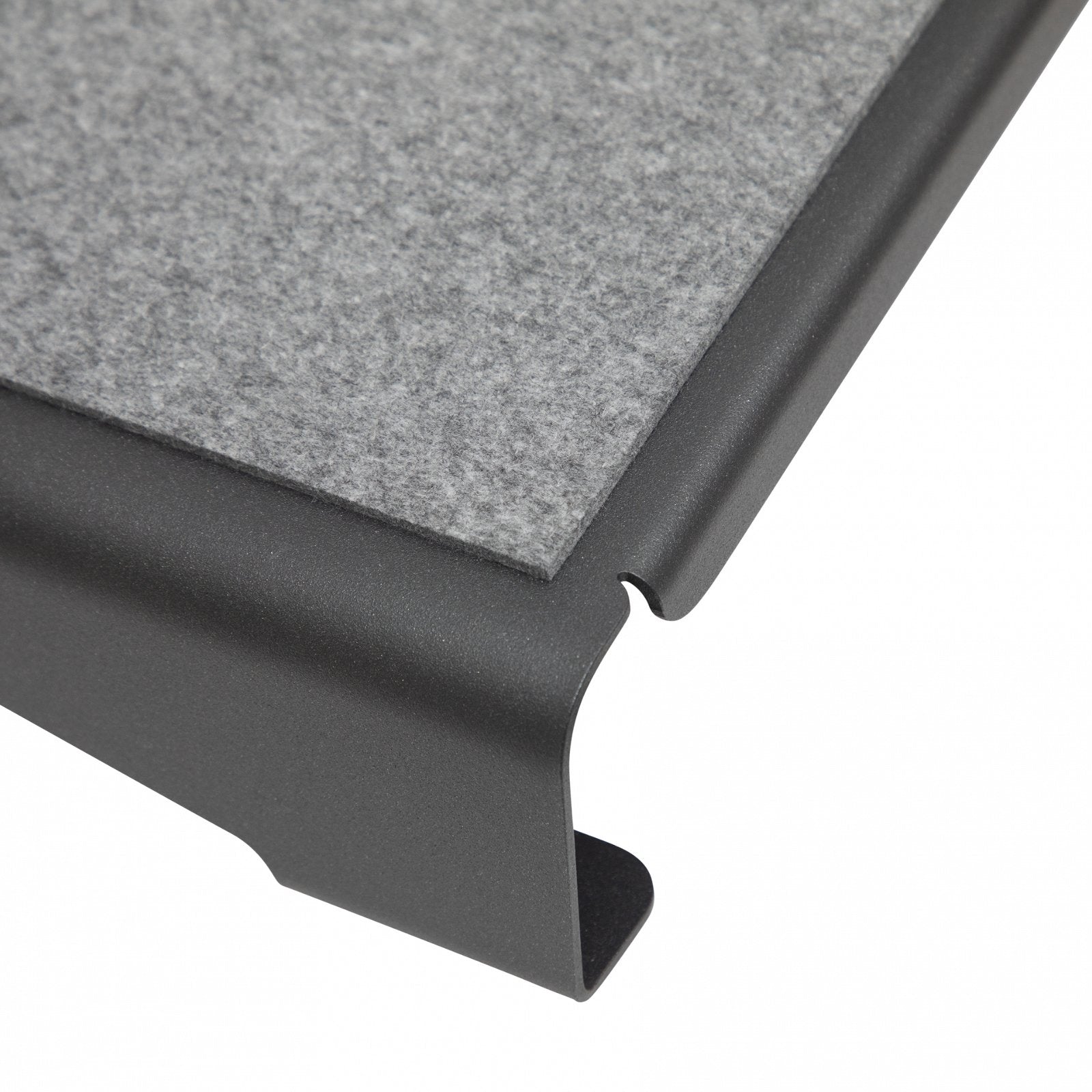MAUL Fussstütze Flair – 40×30×6,4–11,2 cm, anthrazit