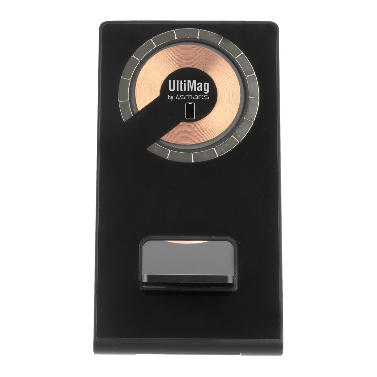 4smarts Kabelloser Ladeständer – 15 W, 3-in-1, Qi, für Kopfhörer/Smartphone/Smartwatch