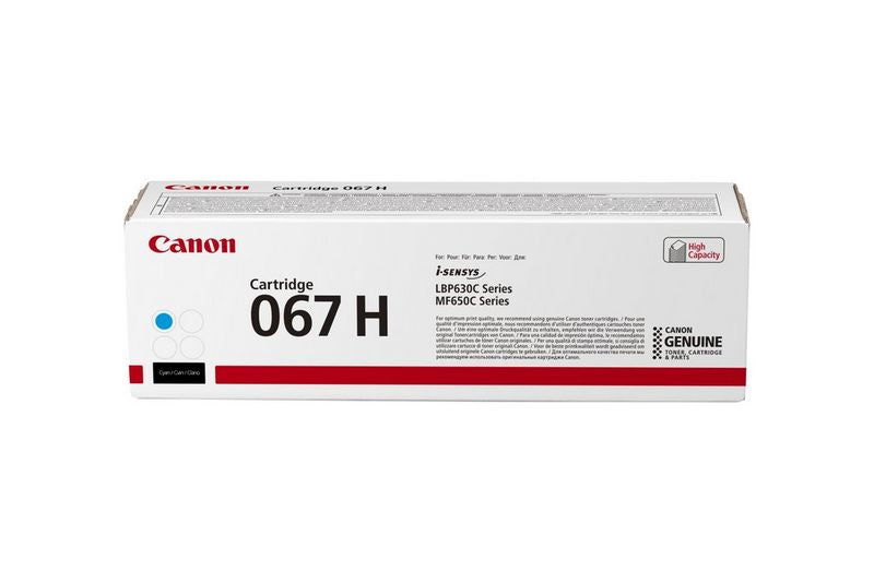 Canon Toner 067H – cyan, 2350 Seiten – für LBP631Cw/633Cdw