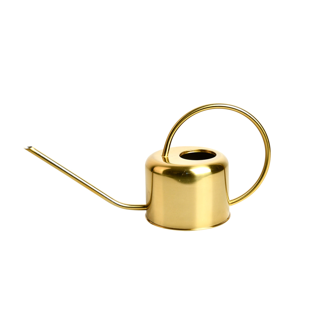 Esschert Design Giesskanne TG237 – 36 × 13,1 × 17,4 cm, Zink, Gold, 0,975 l